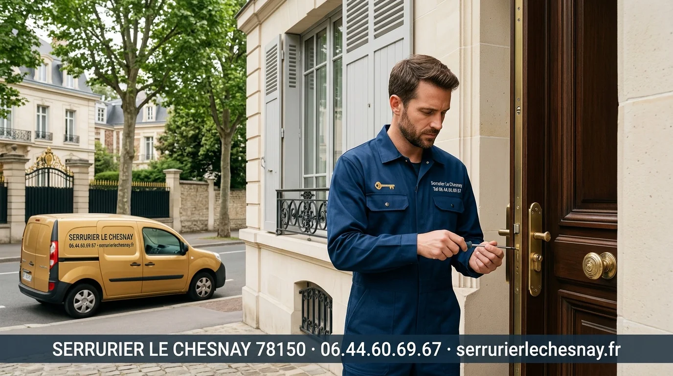 Serrurier Le Chesnay 78150 — atelier côté Versailles